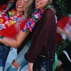 Urban Outfitters Maroon Sweo